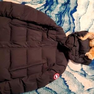 Canada Goose Mens Wyndham Parka Large in black